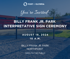 Invitation to Billy Frank Jr. Ceremony August 19