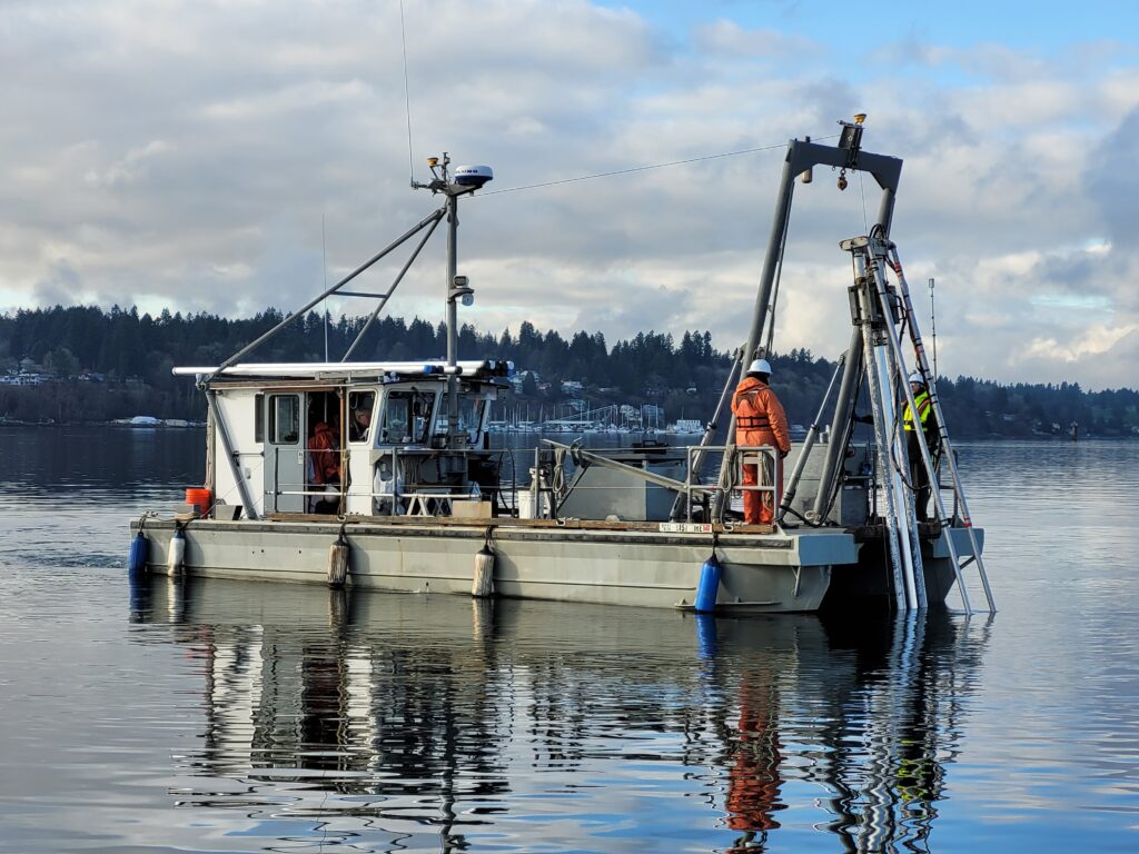 Research vessel in Budd Inlet