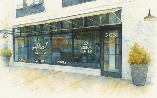 Graphic rendering of Olympia AHA Museum