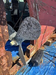 Propeller from Sand Man Tugboat