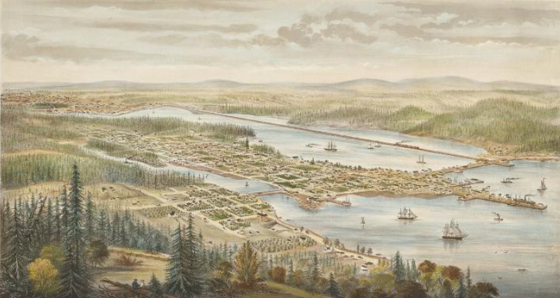 Budd Inlet Historical Rendering
